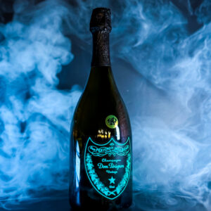 Dom perignon etiqueta luminosa